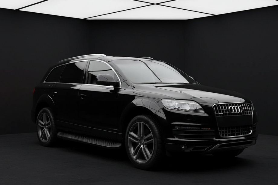 Audi Q7 2005-2015 Pedane Laterali Tayga Black (2 pz, Alluminio) Image