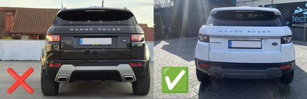 Range Rover Evoque 2012-2018 Paraspruzzi originali Premium Prestige (4 pz) foto 3