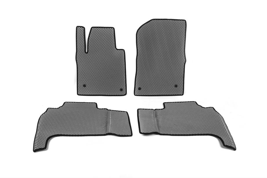 Lexus LX570/450d 2008-2022 Tappetini in poliuretano (2008-2012, EVA, grigi) Image