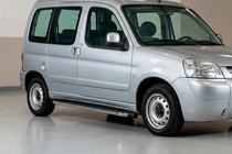 Peugeot Partner 1996-2008 Pedane Laterali BlackLine (2 pz, Alluminio) foto 1