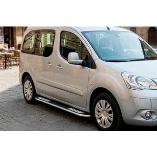 Pedane Laterali Tayga V2 (2 pz, Alluminio) Peugeot Partner Tepee 2008-2018 foto 1