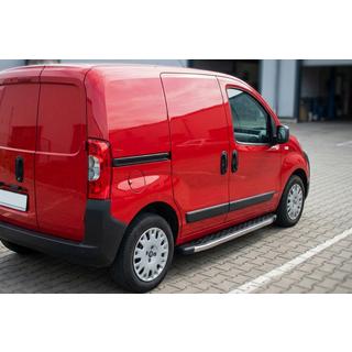 Pedane Laterali BlackLine (2 pz, Alluminio) Peugeot Bipper 2008-2017 foto 1