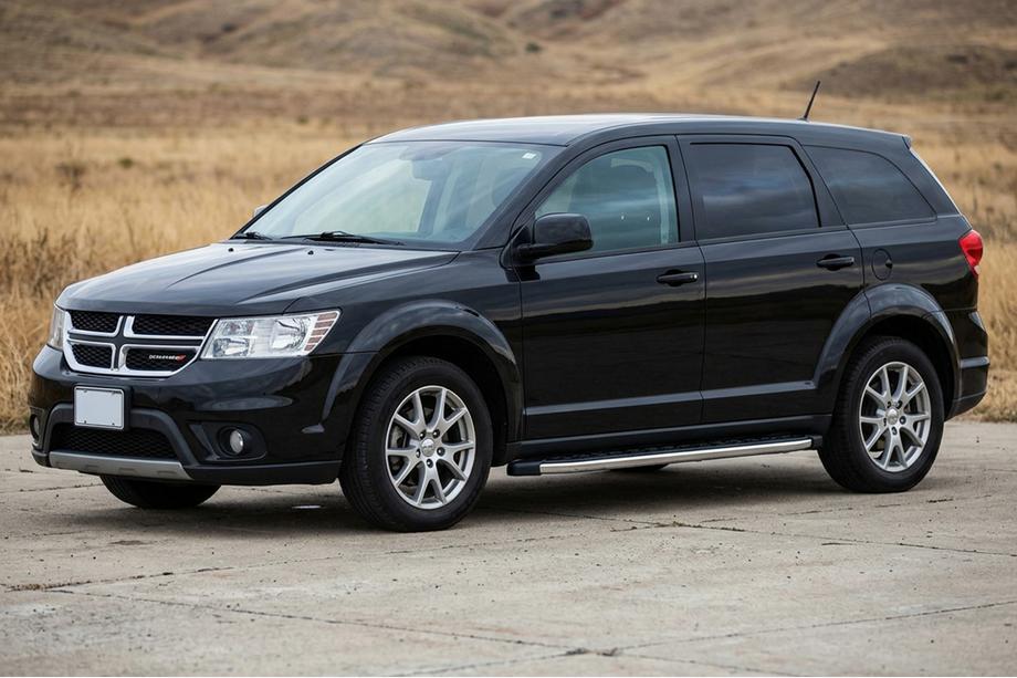 Dodge Journey 2008-2020 Pedane Laterali BlackLine (2 pz, Alluminio) Image