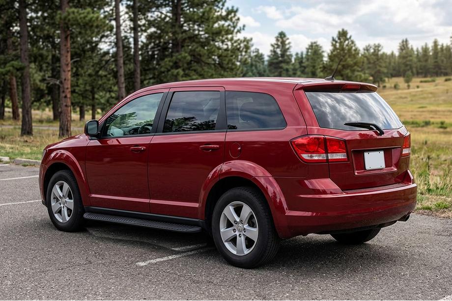 Dodge Journey 2008-2020 Pedane Laterali Tayga Black (2 pz, Alluminio) Image