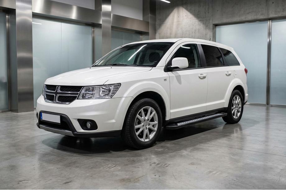 Dodge Journey 2008-2020 Pedane Laterali New Vision Black (2 pz, Alluminio) Image