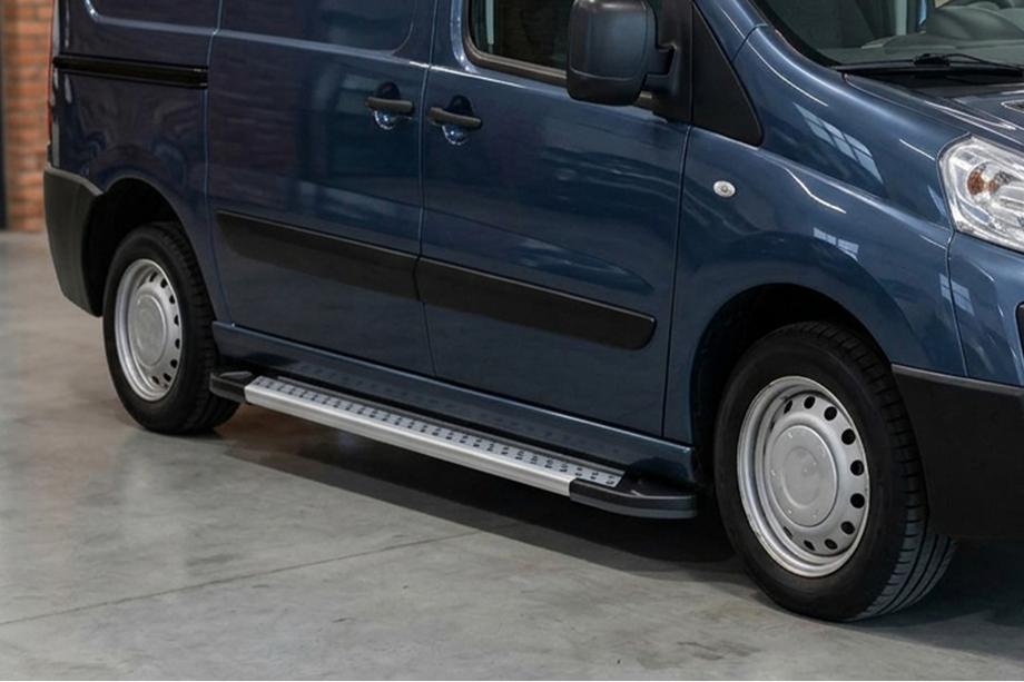Citroen Jumpy 2007–2017 Pedane Laterali New Vision Grey (2 pz, Alluminio) Image