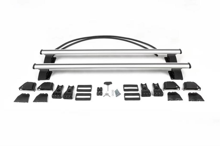 Subaru Tribeca 2005-2014 Barre portatutto per tetto liscio (2 pz, Asaf V4) Foto 4