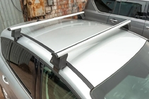 Volkswagen Passat B4 1993-1996 Barre portatutto per tetto liscio (2 pz, Asaf V4) foto 2