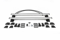 Volkswagen Passat B4 1993-1996 Barre portatutto per tetto liscio (2 pz, Asaf V4) foto 4