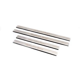 Battitacco in acciaio inox Carmos (4 pz) Mercedes E-class W124 1984–1997 foto 2