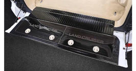 Toyota Land Cruiser 200 2007-2021 Set inserti (alluminio scuro spazzolato) foto 3