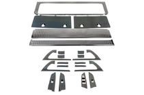 Toyota Land Cruiser 200 2007-2021 Set inserti (alluminio scuro spazzolato) foto 5