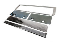 Toyota Land Cruiser 200 2007-2021 Set inserti (alluminio scuro spazzolato) foto 6