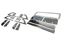Toyota Land Cruiser 200 2007-2021 Set inserti (alluminio scuro spazzolato) foto 1