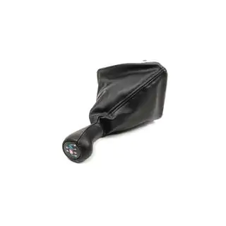 Cuffia cambio + Pomello OEM 5 marce (similpelle) foto 4