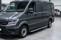Volkswagen Crafter 2016- Pedane Laterali Fullmond (2 pz, Alluminio) Lungo/ExtraLungo foto 1