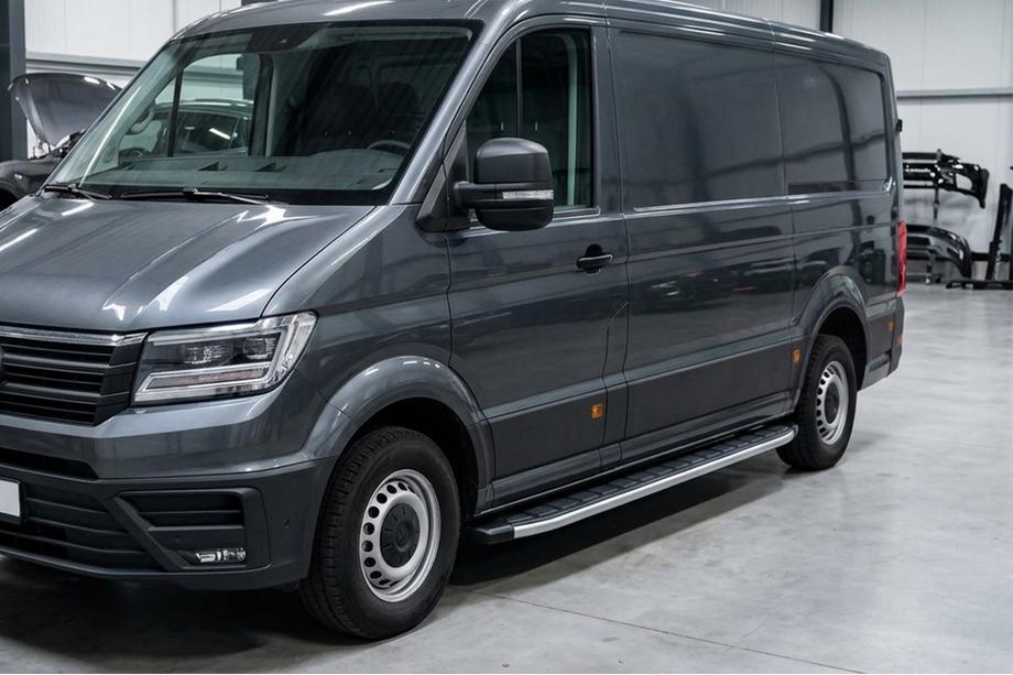 Volkswagen Crafter 2016- Pedane Laterali Fullmond (2 pz, Alluminio) Lungo/ExtraLungo Image