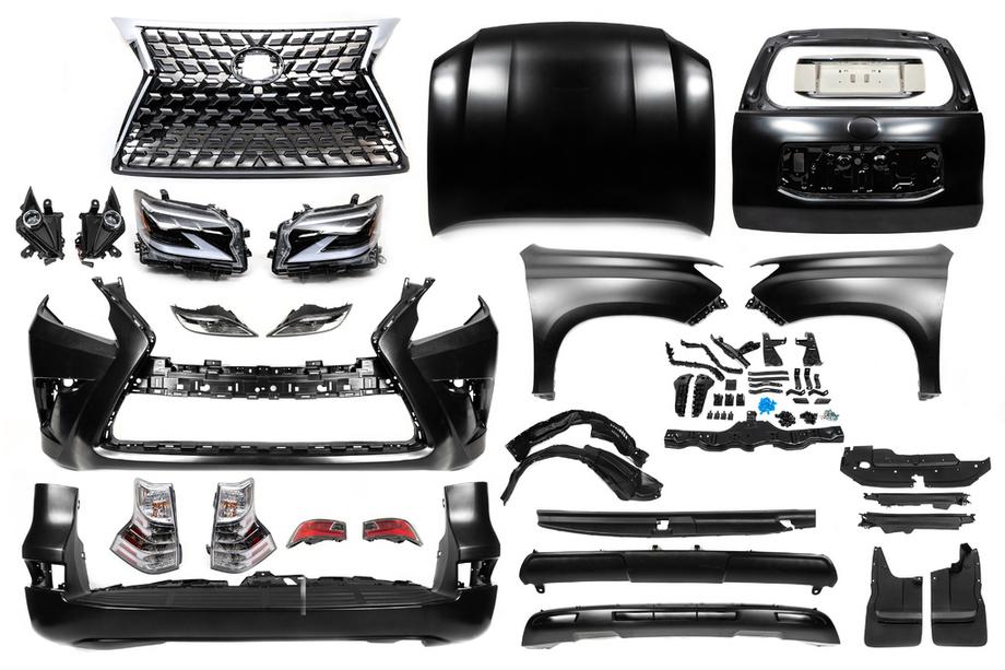 Toyota Land Cruiser Prado 150 2009-2023 Kit restyling per Lexus GX460 2020 Foto 3