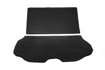 Volvo XC70 2007-2013 Tappetino bagagliaio 2 pezzi (EVA, nero) foto 3