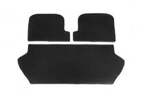 Volvo XC90 2002-2014 Tappetino bagagliaio 3 pezzi (EVA, nero) foto 7