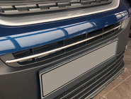 Peugeot Partner/Rifter 2019- Striscia cromata per paraurti (acciaio inox) foto 1