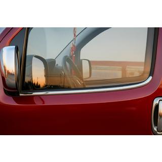 Cornici esterne finestrini (2 pz, acciaio inox) Fiat Fiorino/Qubo 2008-2024 foto 1