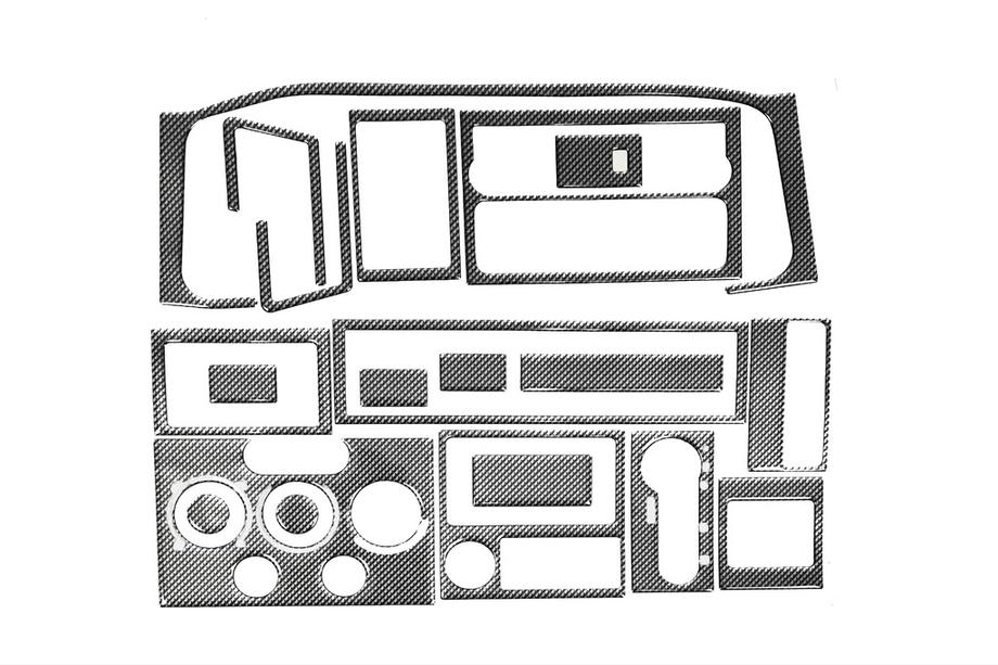 Volkswagen T4 Caravelle/Multivan 1990–2003 Coperture cruscotto (1996-1999) Alluminio Foto 4