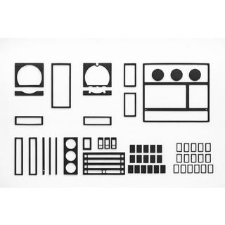 Rivestimenti cruscotto 1995-1999 (effetto alluminio) MAN F2000 1994-2001 foto 1