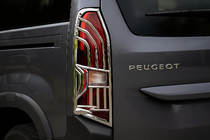 Peugeot Partner/Rifter 2019- Coperture Cromate Fanali Posteriori (2 pz, ABS) foto 1
