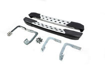 Mercedes Sprinter W906 2006–2018 Pedane Laterali DOT-Line dietro la ruota (2 pz, Alluminio) Lunga foto 2