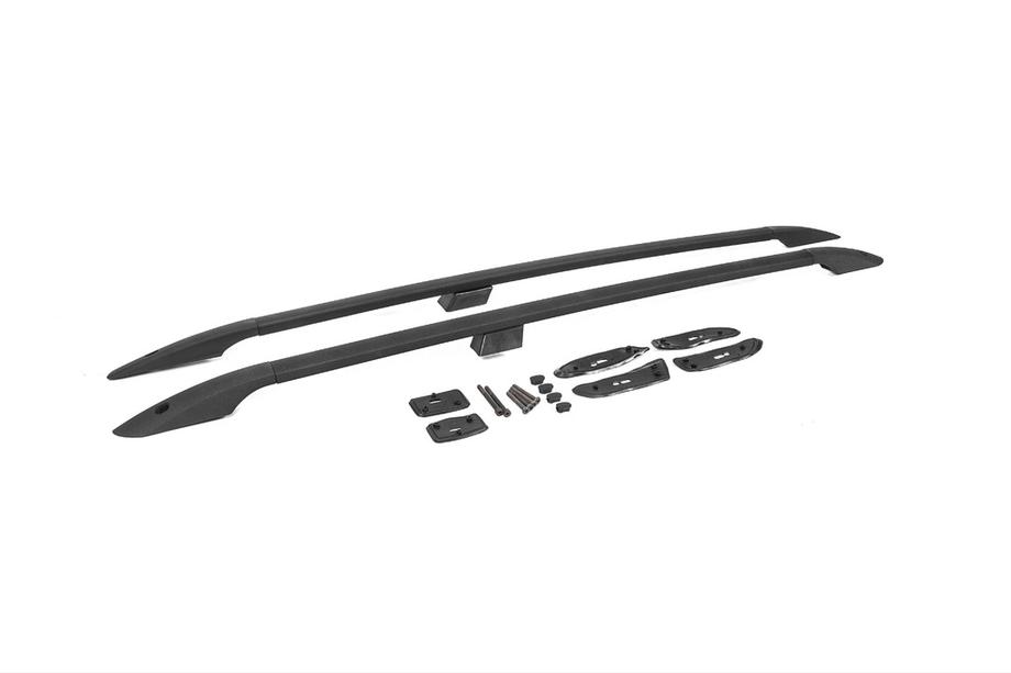 Toyota Land Cruiser 200 2007-2021 Barre portatutto design turco (Nero, 2 pz) Foto 1