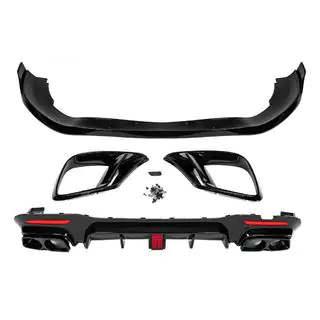 Kit carrozzeria BRB (nero, 2018+) Mercedes S-class W222 2013-2022 foto 2