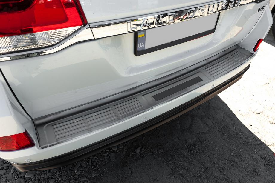 Toyota Land Cruiser 200 2007-2021 Protezione paraurti posteriore 2016-2021 acciaio inox Foto 2