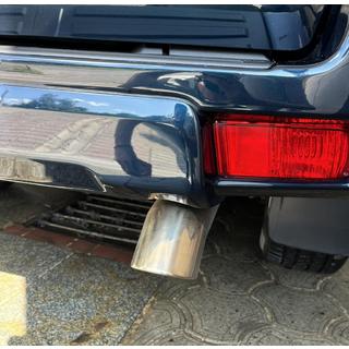 Terminale di Scarico Acciaio Inox Toyota Land Cruiser Prado 150 2009-2023 foto 2