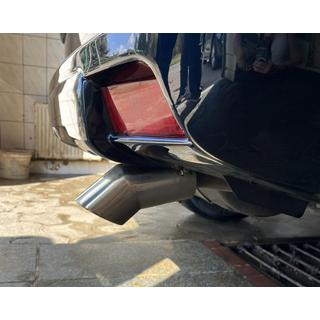 Terminale di Scarico Acciaio Inox Toyota Land Cruiser Prado 150 2009-2023 foto 1