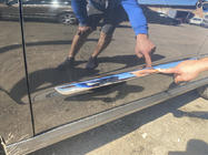 Hyundai Santa Fe 2 2006-2012 Modanature porta acciaio inox (4 pz) foto 6