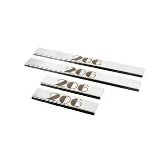 Battitacco Carmos (4 pz, acciaio inox)