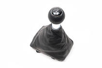 Audi A4 B8 2007-2015 Pomello cambio + Cuffia cambio (Similpelle) foto 2