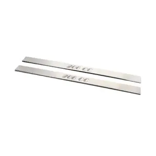Battitacco Carmos (2 pz, acciaio inox)