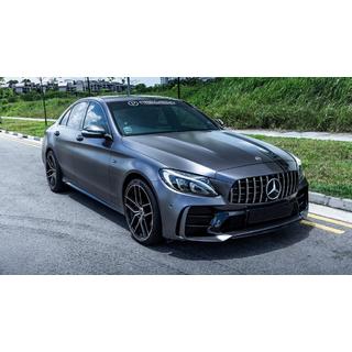 Kit carrozzeria con paraurti posteriore completo (design Black Mamba C63GT) Mercedes C-сlass W205 2014-2021 foto 3