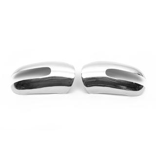 Coperture Specchietti (2 pz, Acciaio Inox) Mercedes ML W163 1997-2005 foto 4