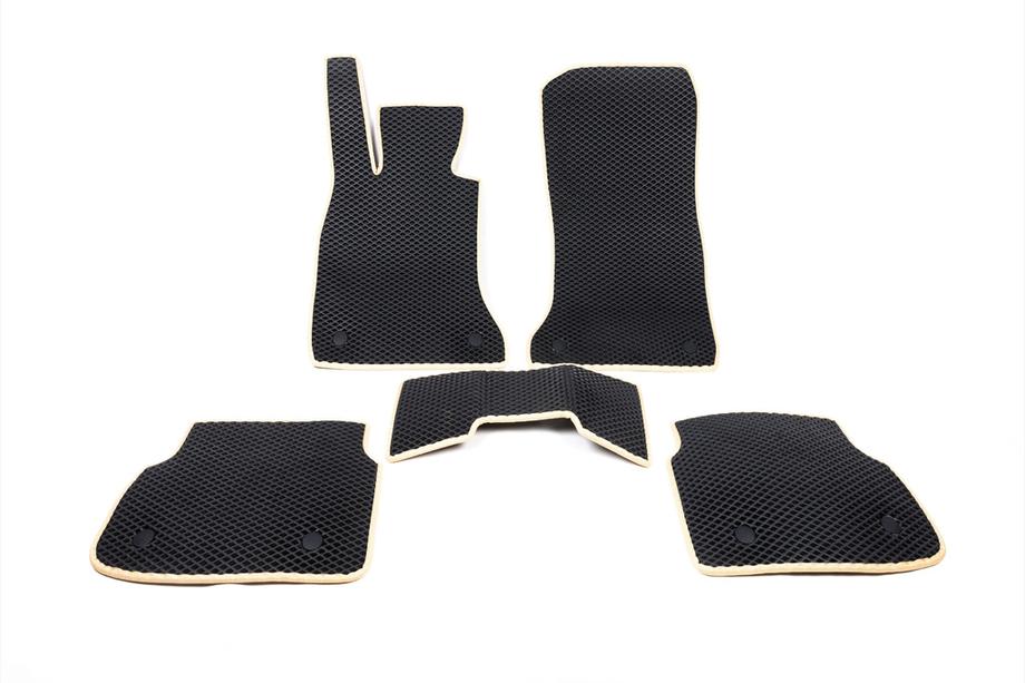 BMW 7 Series F01/F02 2008-2015 Tappetini EVA (per F02, Nero) Foto 10