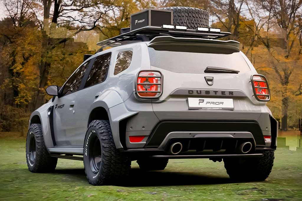 Duster è progettato per essere equipaggiato con un body kit aggressivo e un motore per 400 "cavalli"