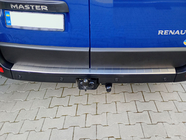Renault Master 2011-2023 Protezione paraurti posteriore acciaio inox foto 9