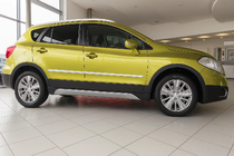 Suzuki SX4 S-Cross 2013-2016 Modanature porte acciaio inox (4 pezzi) foto 1
