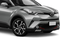 Toyota C-HR 2016-2023 Coperture per fendinebbia (2 pz, acciaio inox) foto 1