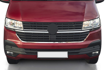 Volkswagen T6 2015-2024 Modanatura Griglia Anteriore Smile Cromata 2019+ (1 pz, Acciaio Inox) foto 1