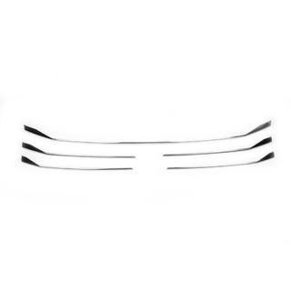 Modanature cromate per griglia 2019+ (5 pz, acciaio inox) Volkswagen T6 2015-2024 foto 2