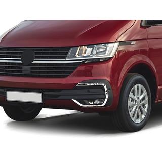 Coperture fari fendinebbia 2019+ (4 pz, acciaio inox) Volkswagen T6 2015-2024 foto 1