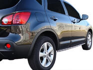 Nissan Qashqai 2010-2014 Tubi Laterali Doppi (2 pz, Acciaio Inox) foto 2
